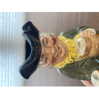 VTG Royal Doulton HAPPY JOHN Character Porcelain Toby Mug 8.75"H ENGLAND
