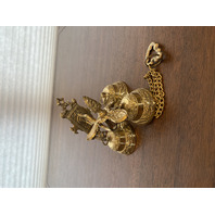 VTG Gold Brass 3-Bell Door Chime