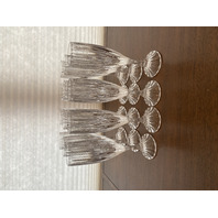 SET (12) VTG Mikasa Crystal "PARK LANE" Fluted Champagne Glasses 8.75"H