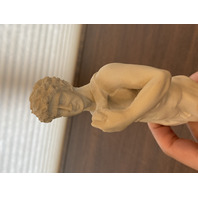 R. LEONI Michelangelo's "DAVID" Replica Resin Sculpture DEP ROMA 10.25"H ITALY