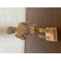 R. LEONI Michelangelo's "DAVID" Replica Resin Sculpture DEP ROMA 10.25"H ITALY