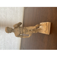 R. LEONI Michelangelo's "DAVID" Replica Resin Sculpture DEP ROMA 10.25"H ITALY