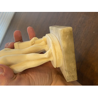 THREE GRACES Replica Resin/Alabaster Sculpture W/Marble Base 8"H