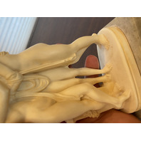 THREE GRACES Replica Resin/Alabaster Sculpture W/Marble Base 8"H