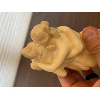 THREE GRACES Replica Resin/Alabaster Sculpture W/Marble Base 8"H