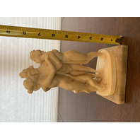 THREE GRACES Replica Resin/Alabaster Sculpture W/Marble Base 8"H