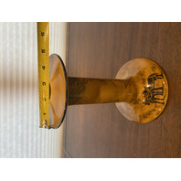 RARE Large ROYAL DOULTON AUTUMN Horse Themed Porcelain Candlestick 8.5"H HTF