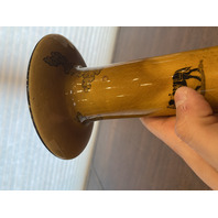 RARE Large ROYAL DOULTON AUTUMN Horse Themed Porcelain Candlestick 8.5"H HTF