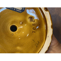 RARE Large ROYAL DOULTON AUTUMN Horse Themed Porcelain Candlestick 8.5"H HTF