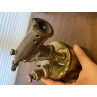 VTG Brass Blow Torch W/Wooden Handle 10"H