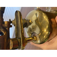 VTG Brass Blow Torch W/Wooden Handle 10"H