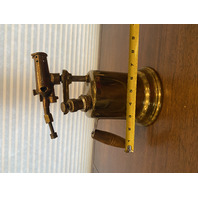 VTG Brass Blow Torch W/Wooden Handle 10"H