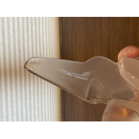 VTG LALIQUE Crystal SYLVIE Kissing Doves Vase SIGNED 8.25"H FRANCE