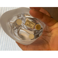 VTG LALIQUE Crystal SYLVIE Kissing Doves Vase SIGNED 8.25"H FRANCE