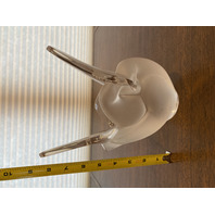 VTG LALIQUE Crystal SYLVIE Kissing Doves Vase SIGNED 8.25"H FRANCE