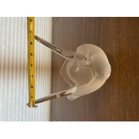 VTG LALIQUE Crystal SYLVIE Kissing Doves Vase SIGNED 8.25"H FRANCE