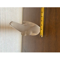 VTG LALIQUE Crystal SYLVIE Kissing Doves Vase SIGNED 8.25"H FRANCE