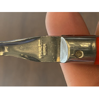 66 PIECE Washington Forge MARDI GRAS Red Stainless Korea Flatware Set