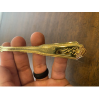 72 PIECE Rogers Gold Plated Floral Pattern Stainless Korea Flatware Set