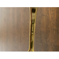 72 PIECE Rogers Gold Plated Floral Pattern Stainless Korea Flatware Set