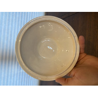 LARGE ANTIQUE Purple & Gold Floral Painted Porcelain Lidded Biscuit Jar 12.75"H