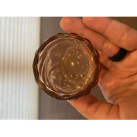 VTG BACCARAT Crystal Pink Swirl Art Glass Perfume Bottle W/Stopper 6.25"H