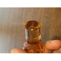 VTG BACCARAT Crystal Pink Swirl Art Glass Perfume Bottle W/Stopper 6.25"H