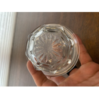 VTG Anchor Hocking WEXFORD Clear Glass Lidded Apothecary Canister Jar 9"H