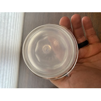 VTG Anchor Hocking WEXFORD Clear Glass Lidded Apothecary Canister Jar 9"H