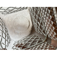 VTG Anchor Hocking WEXFORD Clear Glass Lidded Apothecary Canister Jar 9"H