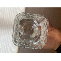 VTG Anchor Hocking WEXFORD Clear Glass Lidded Apothecary Canister Jar 9"H