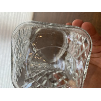 VTG Anchor Hocking WEXFORD Clear Glass Lidded Apothecary Canister Jar 9"H