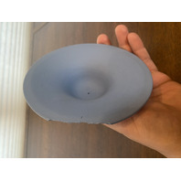 VTG WEDGWOOD Blue & White Jasperware Neoclassical Scene Campagna Urn Vase 12"H