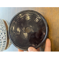 LARGE VTG Multicolored Capodimonte Ceramic Birds W/Flowers Sculpture 14.75"H