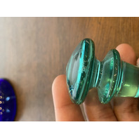 VTG Multicolored Murano Art Glass Decanter W/Stopper 13.25"H ITALY