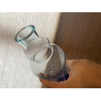 VTG Multicolored Murano Art Glass Decanter W/Stopper 13.25"H ITALY