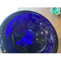 VTG Multicolored Murano Art Glass Decanter W/Stopper 13.25"H ITALY