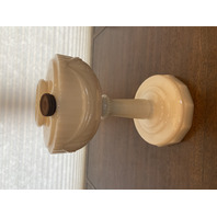 VTG UV REACTIVE MODEL-B Tall LINCOLN DRAPE Alacite Oil Lamp 8.5"H 10.25"H