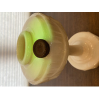 VTG UV REACTIVE MODEL-B Tall LINCOLN DRAPE Alacite Oil Lamp 8.5"H 10.25"H