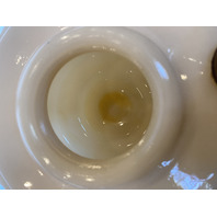 VTG UV REACTIVE MODEL-B Tall LINCOLN DRAPE Alacite Oil Lamp 8.5"H 10.25"H