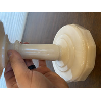 VTG UV REACTIVE MODEL-B Tall LINCOLN DRAPE Alacite Oil Lamp 8.5"H 10.25"H