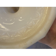 VTG UV REACTIVE MODEL-B Tall LINCOLN DRAPE Alacite Oil Lamp 8.5"H 10.25"H