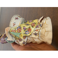 PAIR Of RARE ANTIQUE MEISSEN Man & Woman W/Basket Figurines 7.25"H GERMANY