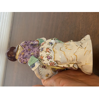 PAIR Of RARE ANTIQUE MEISSEN Man & Woman W/Basket Figurines 7.25"H GERMANY