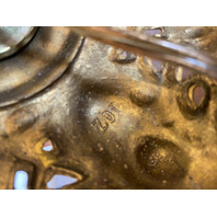 ANTIQUE VICTORIAN Red Satin Floral Patern GWTW Converted Parlor Lamp 16.75"H