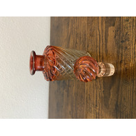 4 ANTIQUE BACCARAT Crystal DEPOSE Rose Tiente Bambous Tors Swirl Glass Dishes