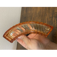 4 ANTIQUE BACCARAT Crystal DEPOSE Rose Tiente Bambous Tors Swirl Glass Dishes