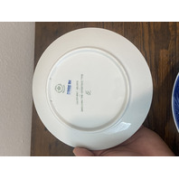 SET Of 5 VTG Royal Copenhagen Blue & White Collector Plates 7.25"W DENMARK