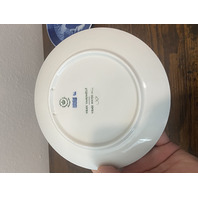 SET Of 5 VTG Royal Copenhagen Blue & White Collector Plates 7.25"W DENMARK