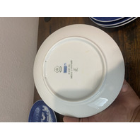 SET Of 5 VTG Royal Copenhagen Blue & White Collector Plates 7.25"W DENMARK